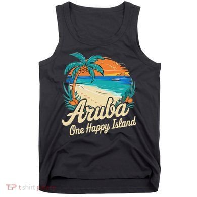 Aruba One Happy Island Souvenir Tank Top