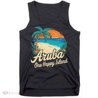 Aruba One Happy Island Souvenir Tank Top thumb 0