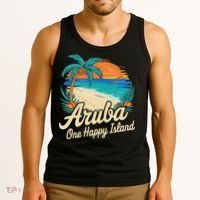 Aruba One Happy Island Souvenir Tank Top thumb 3