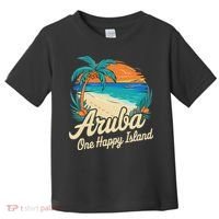 Aruba One Happy Island Souvenir Toddler T-Shirt thumb 0