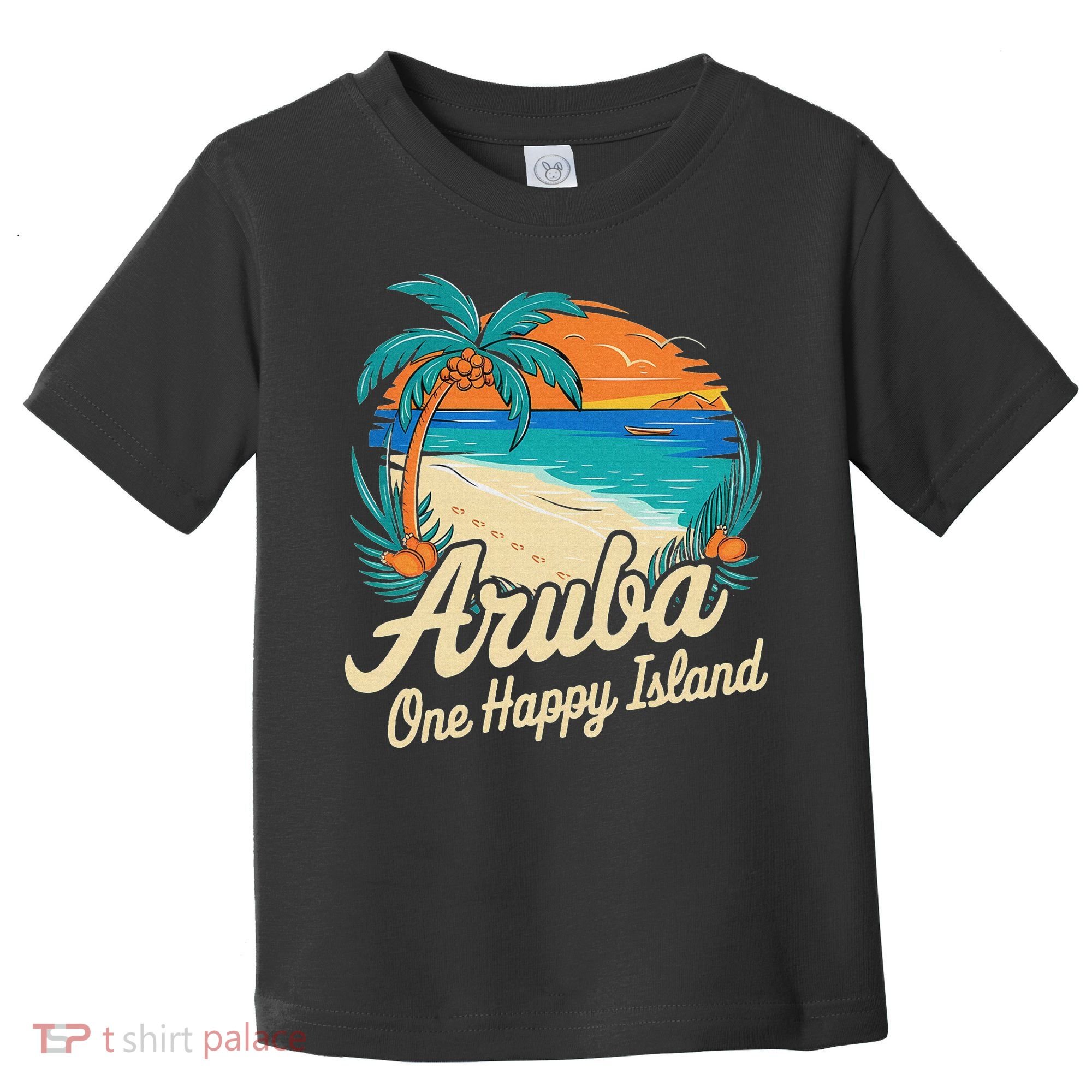 Aruba One Happy Island Souvenir Toddler T-Shirt