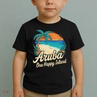 Aruba One Happy Island Souvenir Toddler T-Shirt thumb 2