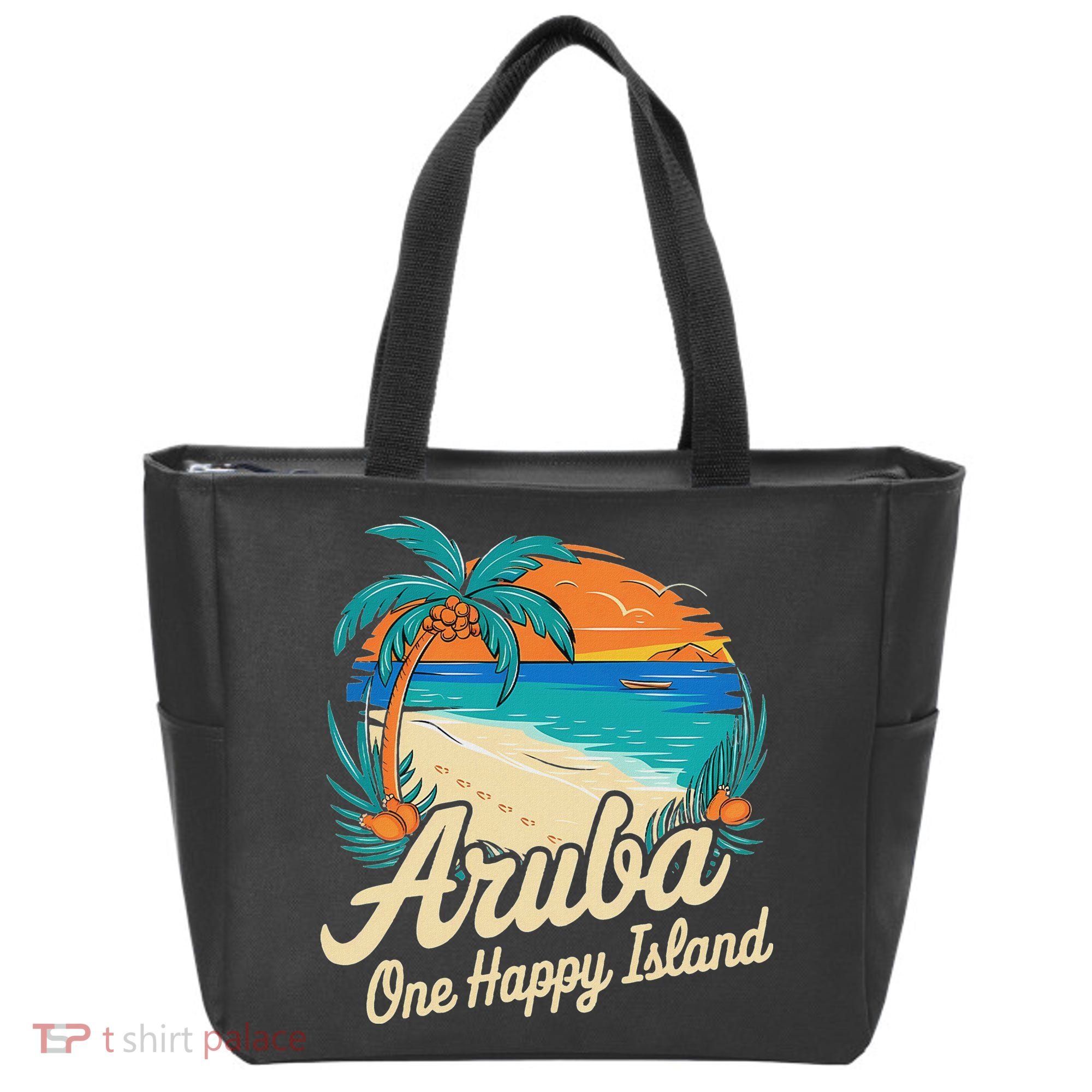 Aruba One Happy Island Souvenir Tote Bag