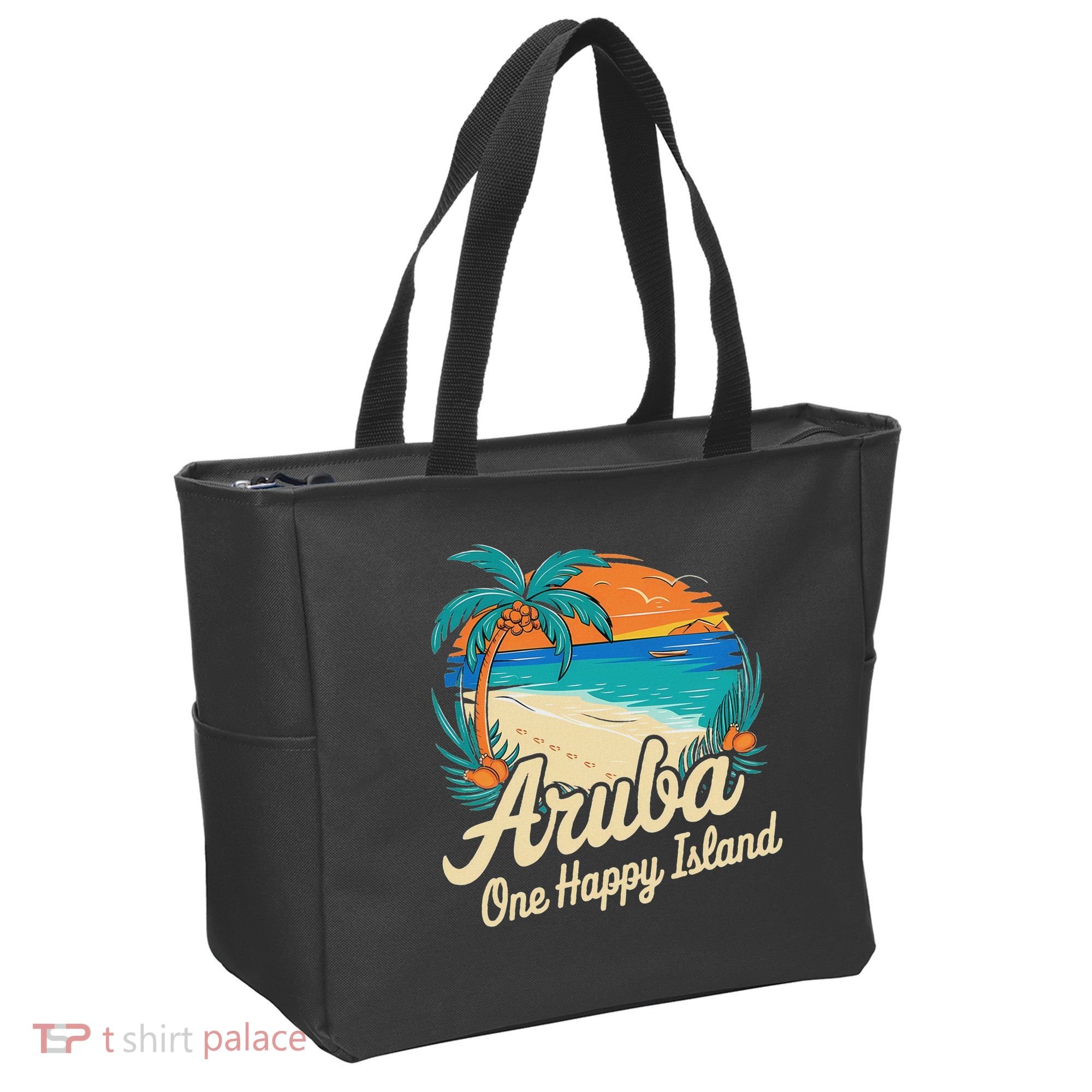 Aruba One Happy Island Souvenir Tote Bag