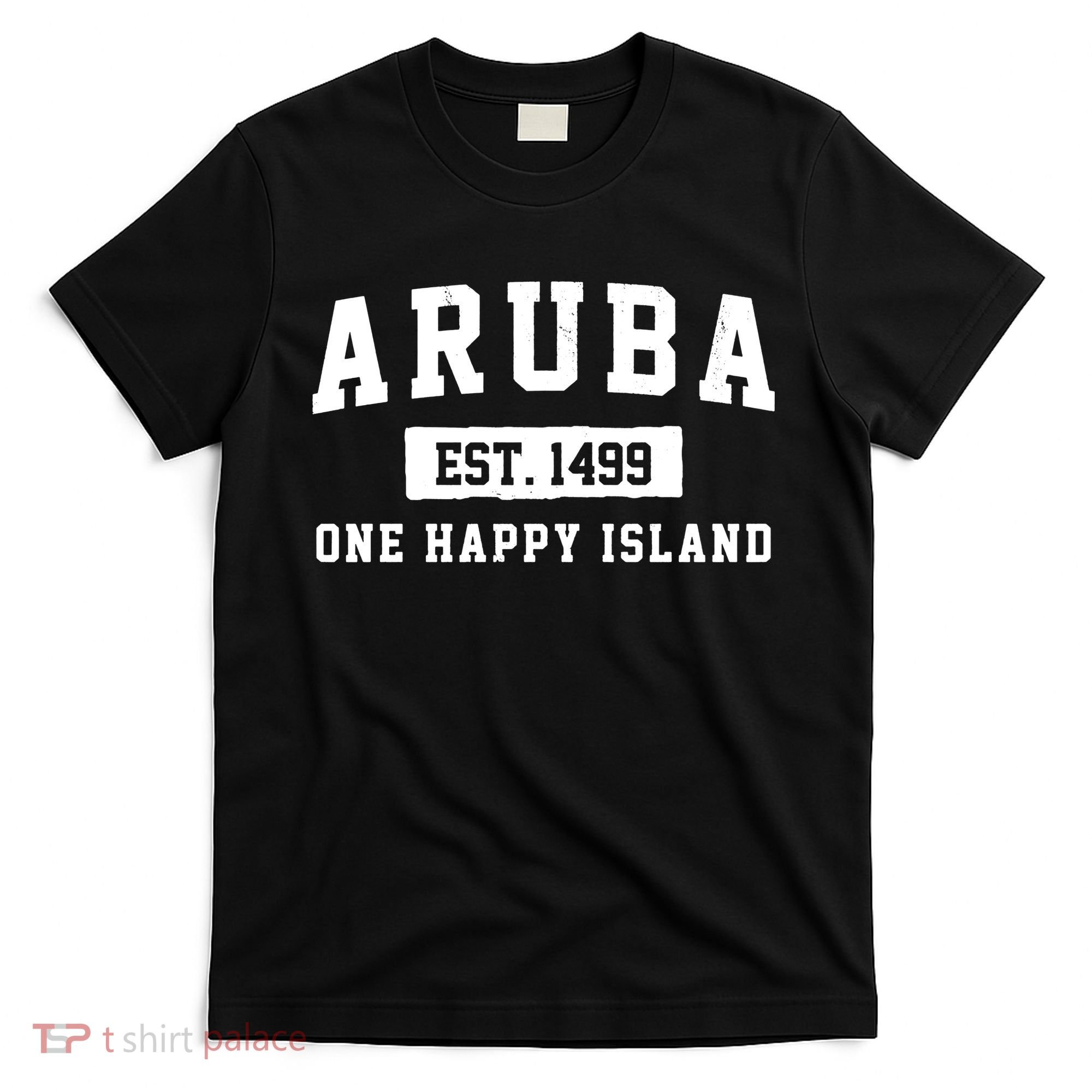 Aruba One Happy Island 1499 Vintage T-Shirt