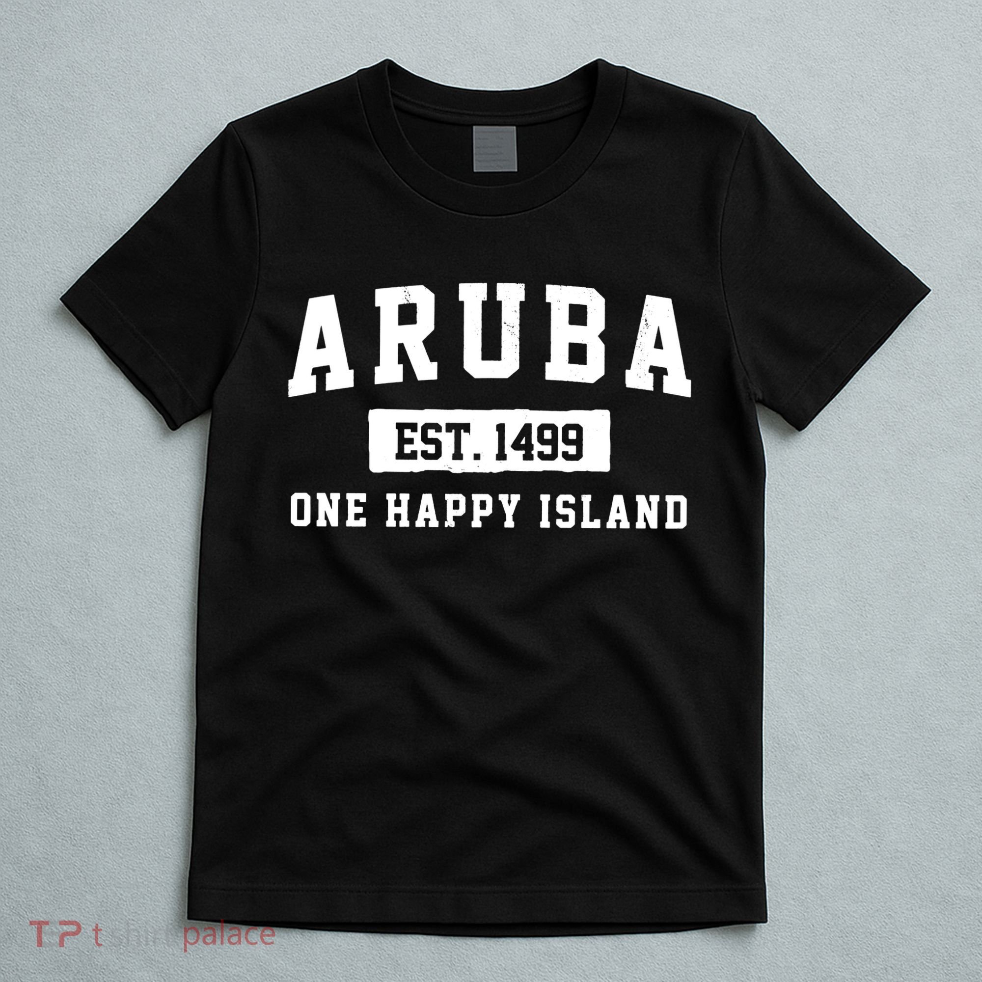 Aruba One Happy Island 1499 Vintage T-Shirt