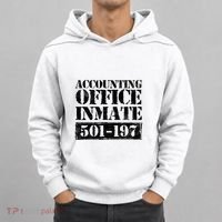 Accounting Office Inmate Jail Halloween Costume Accountant Hoodie thumb 0