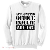 Accounting Office Inmate Jail Halloween Costume Accountant Sweatshirt thumb 0