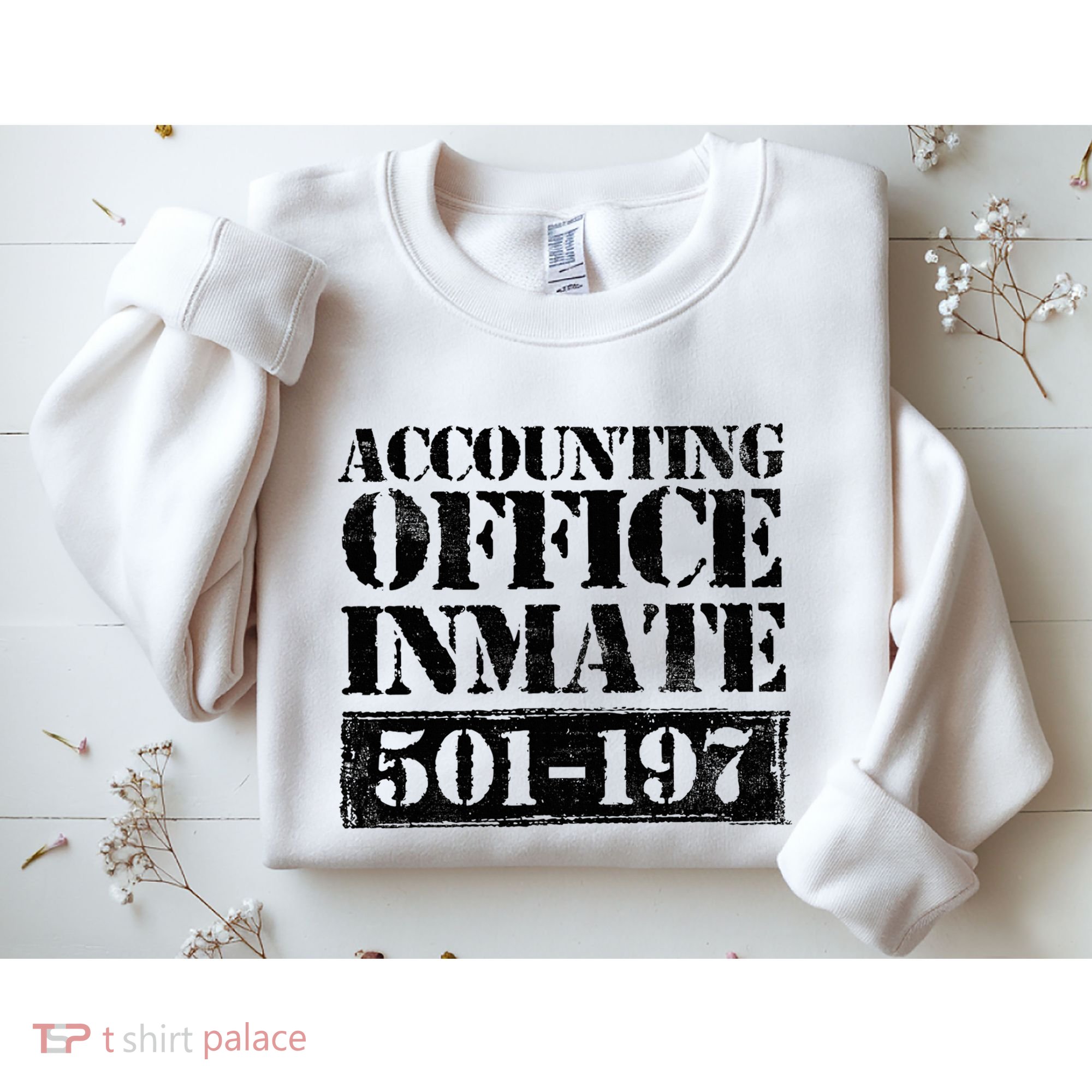 Accounting Office Inmate Jail Halloween Costume Accountant Sweatshirt
