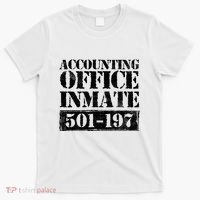 Accounting Office Inmate Jail Halloween Costume Accountant T-Shirt thumb 0