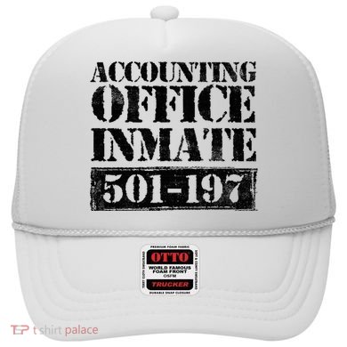 Accounting Office Inmate Jail Halloween Costume Accountant Hat