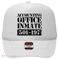 Accounting Office Inmate Jail Halloween Costume Accountant Hat thumb 0