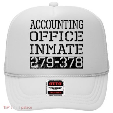 Accounting Office Inmate Novelty Prison Jail Halloween Hat