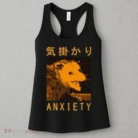 Anxiety Opossum Japanese Women's Tank Top thumb 3