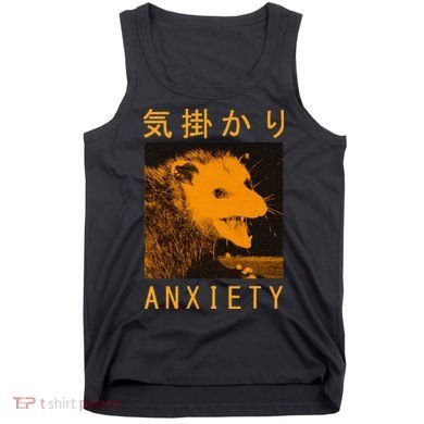 Anxiety Opossum Japanese Tank Top
