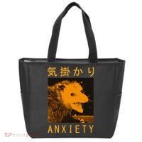 Anxiety Opossum Japanese Tote Bag thumb 0
