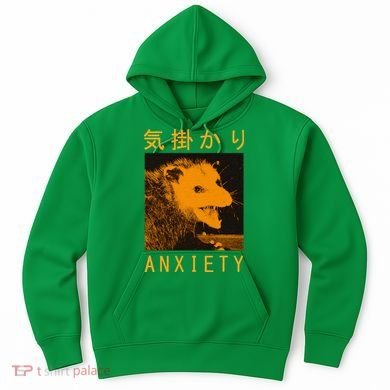 Anxiety Opossum Japanese Hoodie
