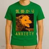 Anxiety Opossum Japanese T-Shirt thumb 3