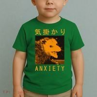 Anxiety Opossum Japanese Toddler T-Shirt thumb 2