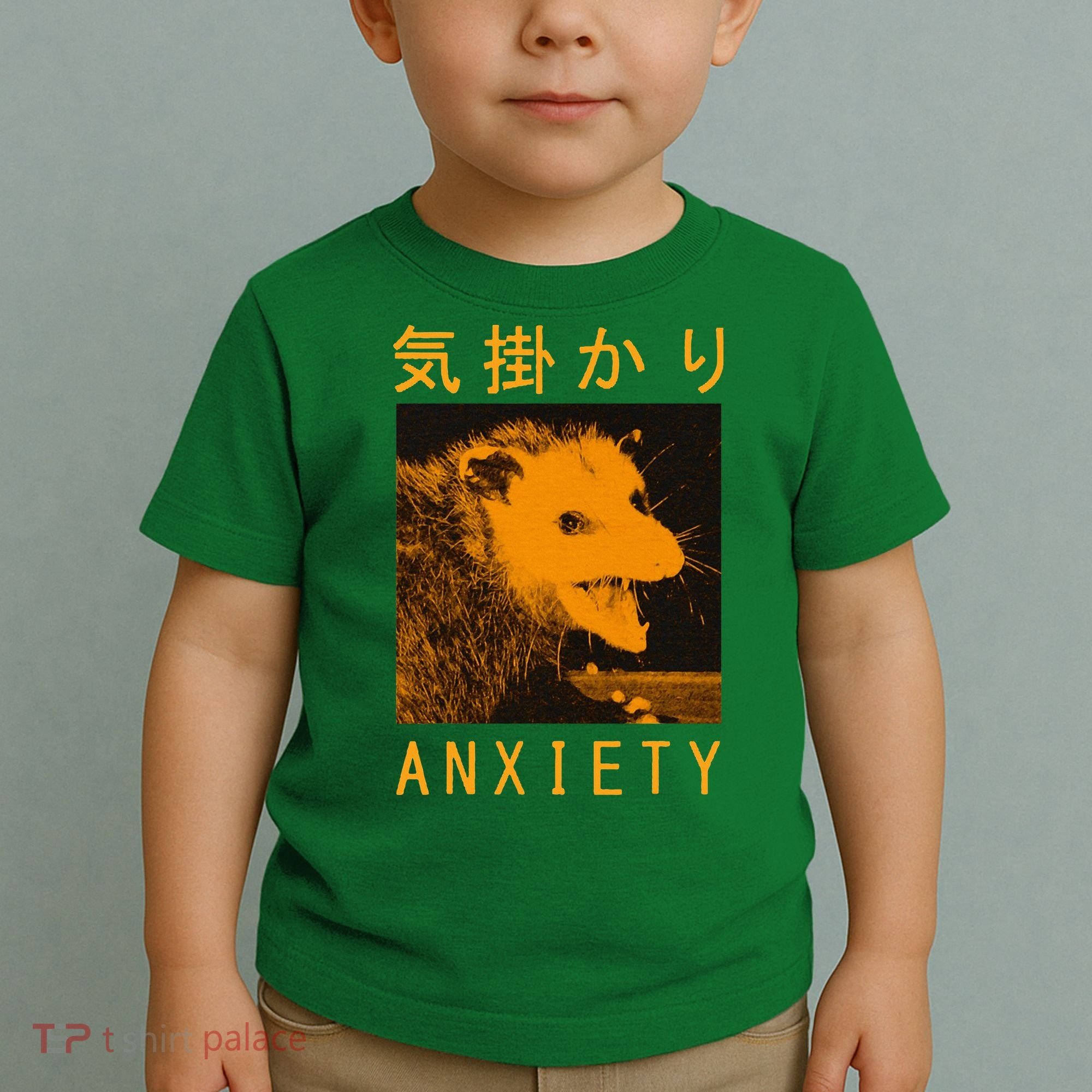Anxiety Opossum Japanese Toddler T-Shirt