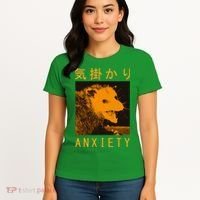 Anxiety Opossum Japanese Women's T-Shirt thumb 4
