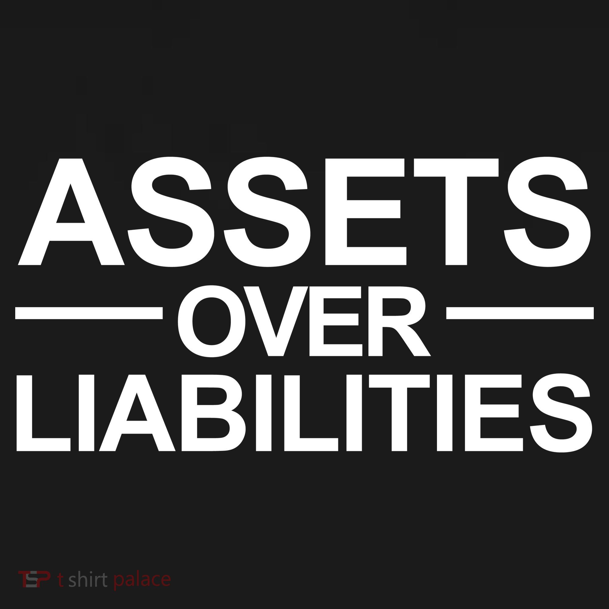 Assets Over Liabilities Accountant Inspirational Success Gift Polo
