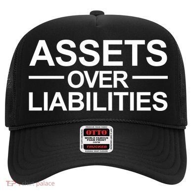 Assets Over Liabilities Accountant Inspirational Success Gift Hat