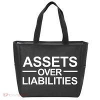 Assets Over Liabilities Accountant Inspirational Success Gift Tote Bag thumb 0