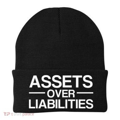 Assets Over Liabilities Accountant Beanie