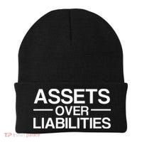 Assets Over Liabilities Accountant Beanie thumb 0