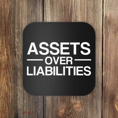 Assets Over Liabilities Accountant Coaster