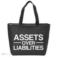 Assets Over Liabilities Accountant Tote Bag thumb 0