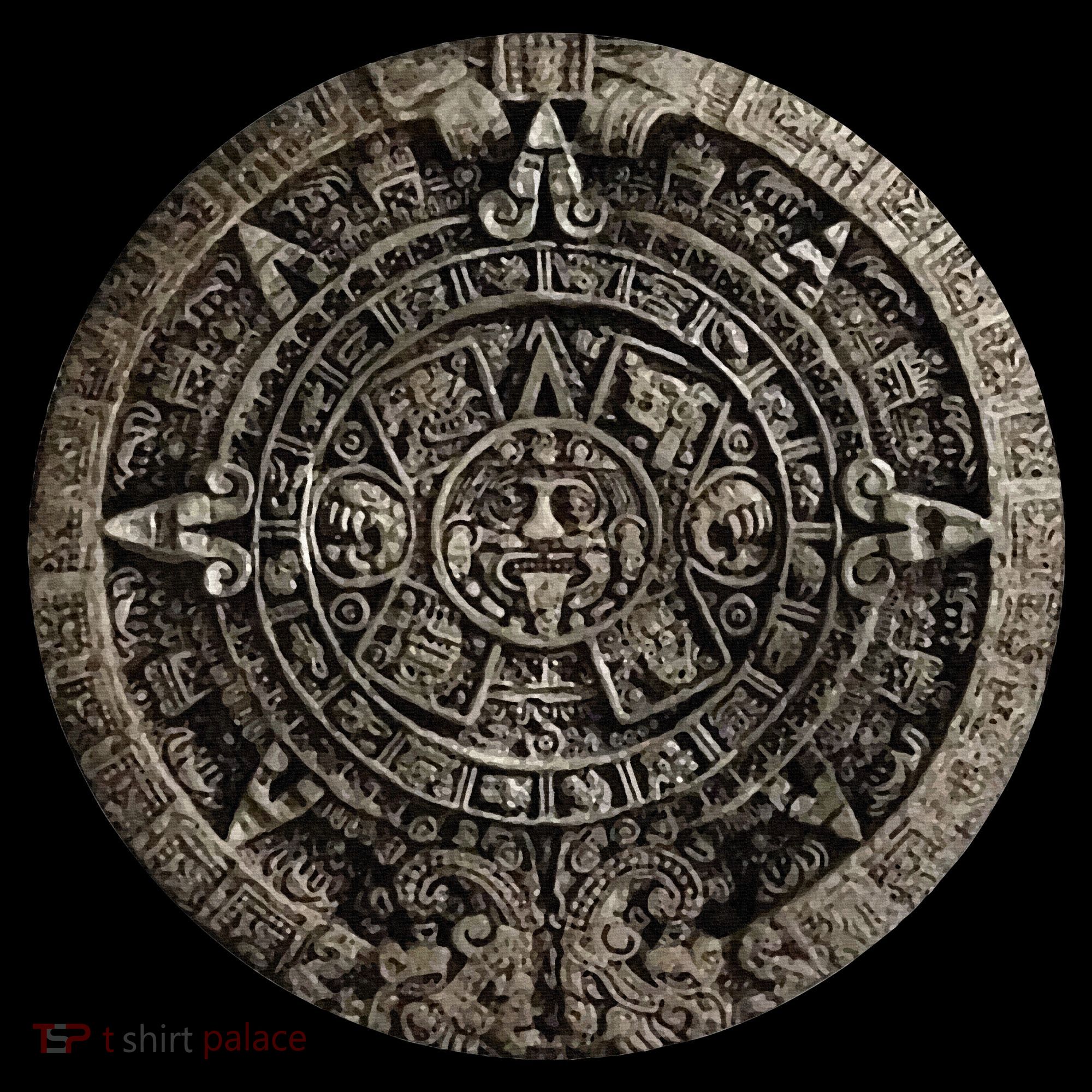 Aztec Or Mayan Calendar Maya T-Shirt