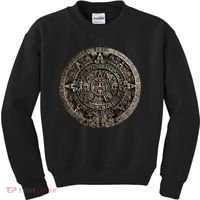 Aztec Or Mayan Calendar Maya Kids Sweatshirt thumb 0