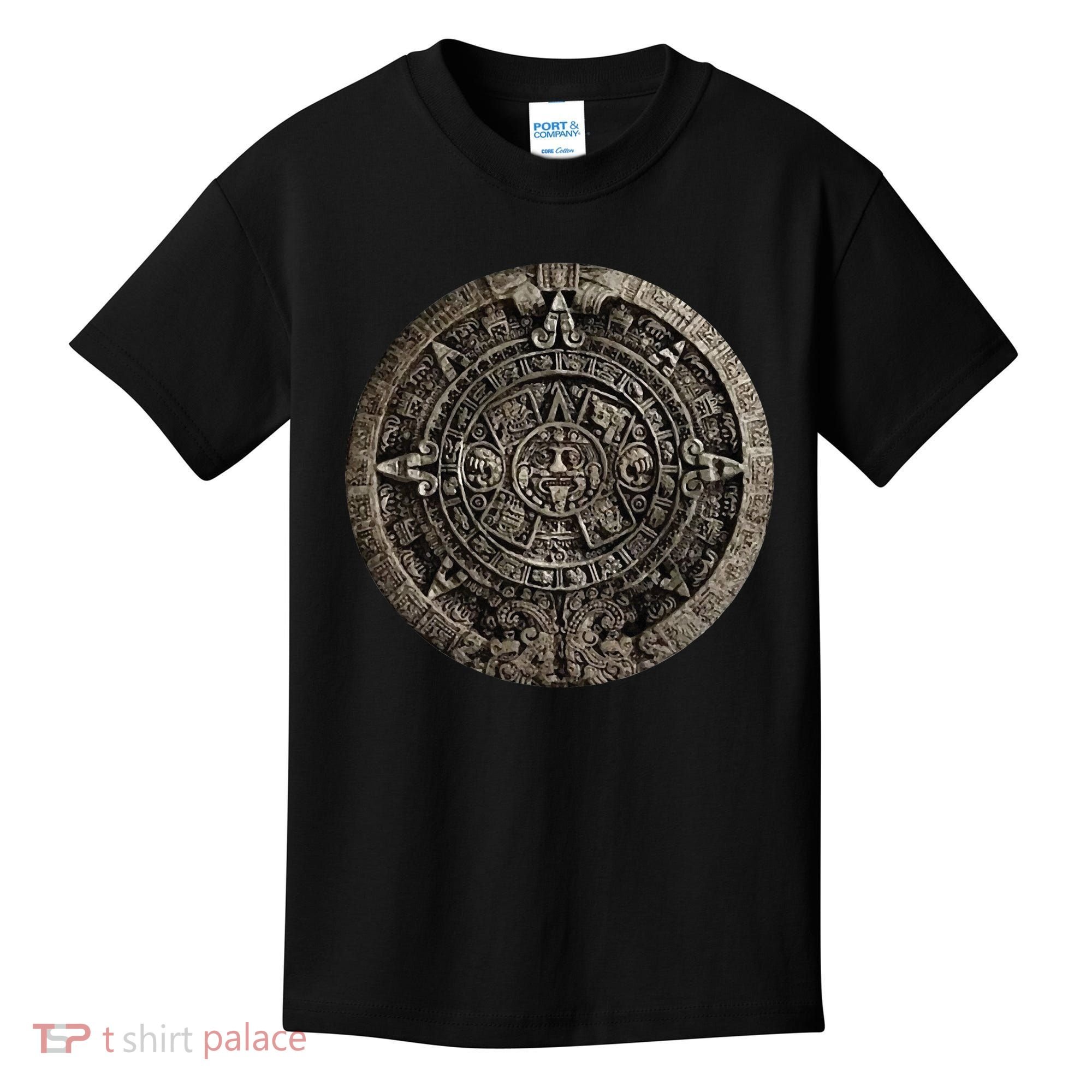 Aztec Or Mayan Calendar Maya Kids T-Shirt