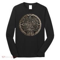 Aztec Or Mayan Calendar Maya Men Women Kids Long Sleeve Shirt thumb 0