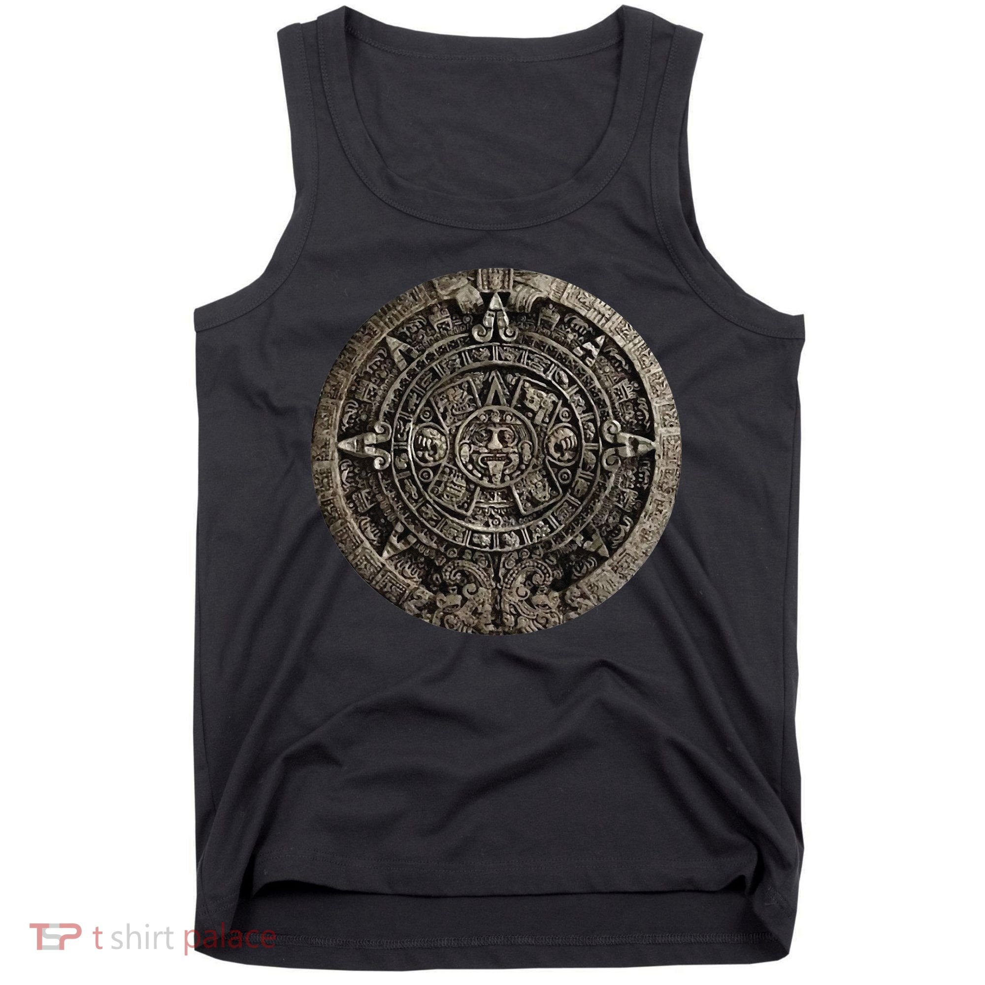 Aztec Or Mayan Calendar Maya Men Women Kids Tank Top