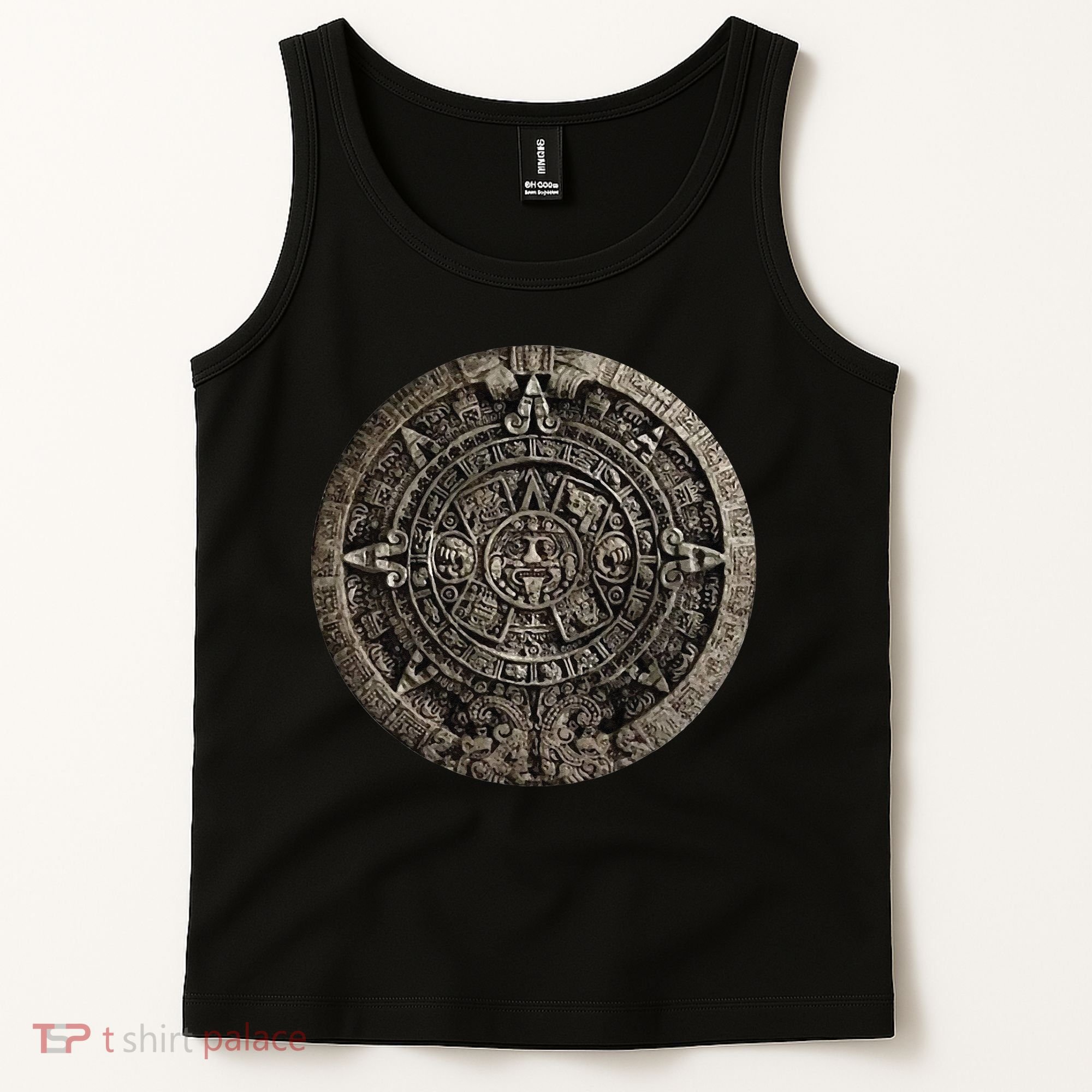 Aztec Or Mayan Calendar Maya Men Women Kids Tank Top