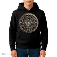 Aztec Or Mayan Calendar Maya Men Women Kids Kids Hoodie thumb 4