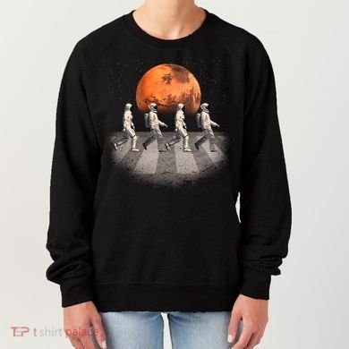 Astronauts Occupy Mars Crosswalk Women's Sweatshirt