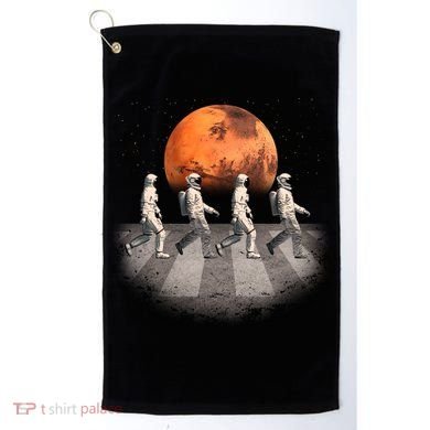 Astronauts Occupy Mars Crosswalk Golf Towel