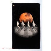 Astronauts Occupy Mars Crosswalk Golf Towel thumb 0