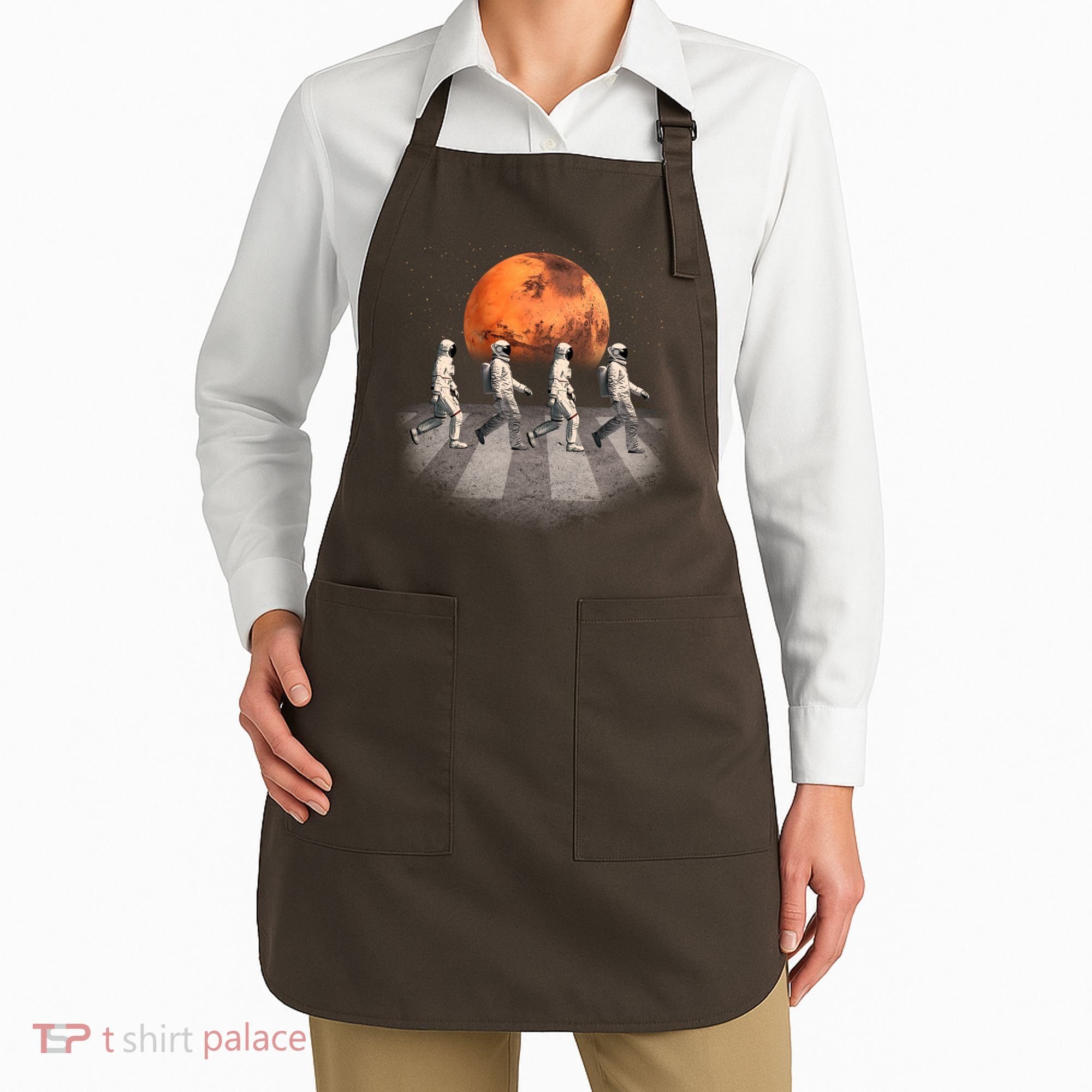 Astronauts Occupy Mars Crosswalk Apron