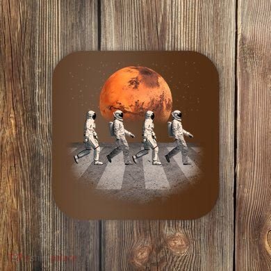 Astronauts Occupy Mars Crosswalk Coaster