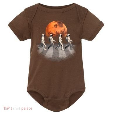 Astronauts Occupy Mars Crosswalk Baby Bodysuit