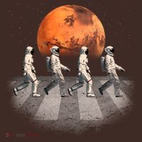 Astronauts Occupy Mars Crosswalk Baby Bodysuit thumb 2