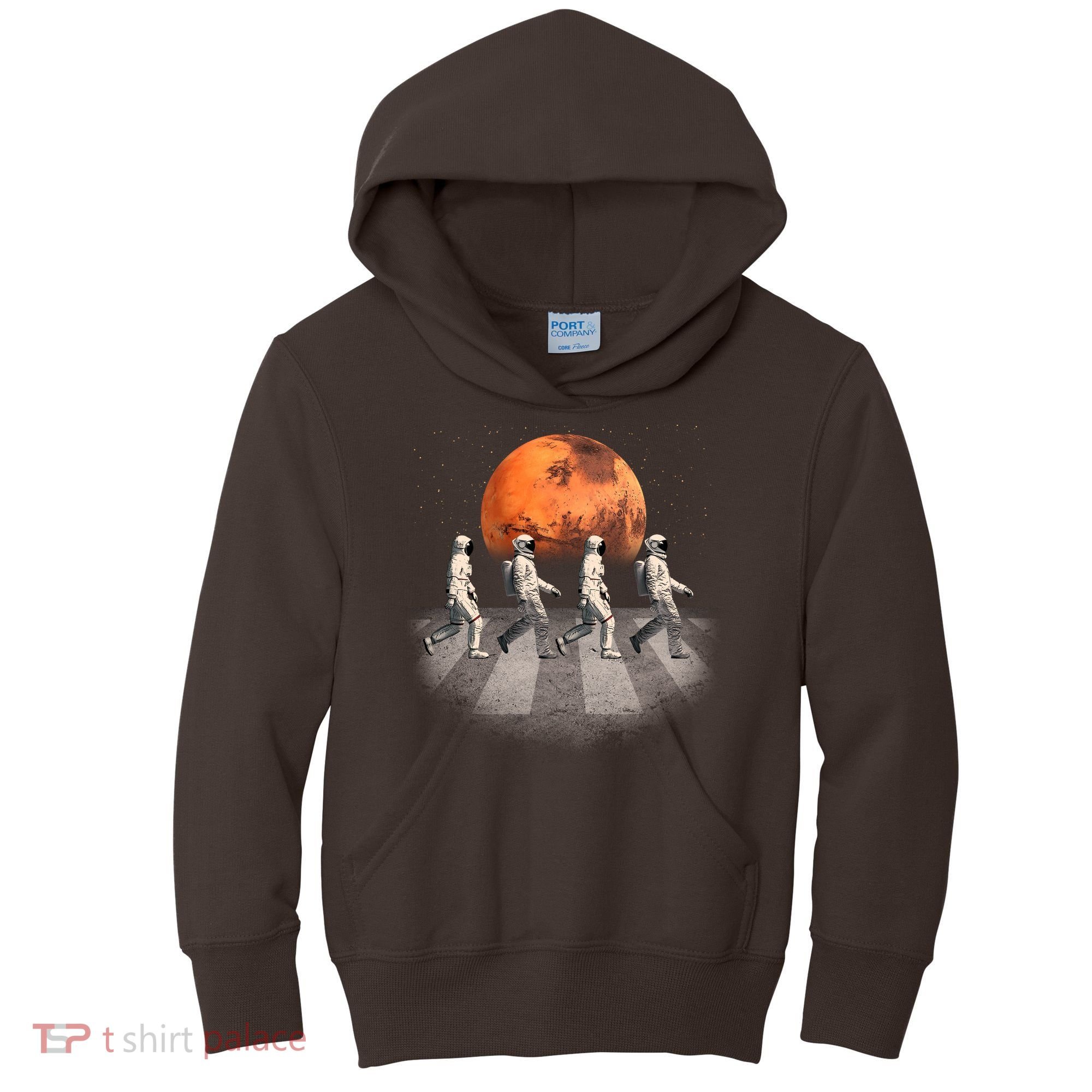 Astronauts Occupy Mars Crosswalk Kids Hoodie