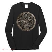 Aztec Or Mayan Calendar Maya Men Women Kids Long Sleeve Shirt thumb 0