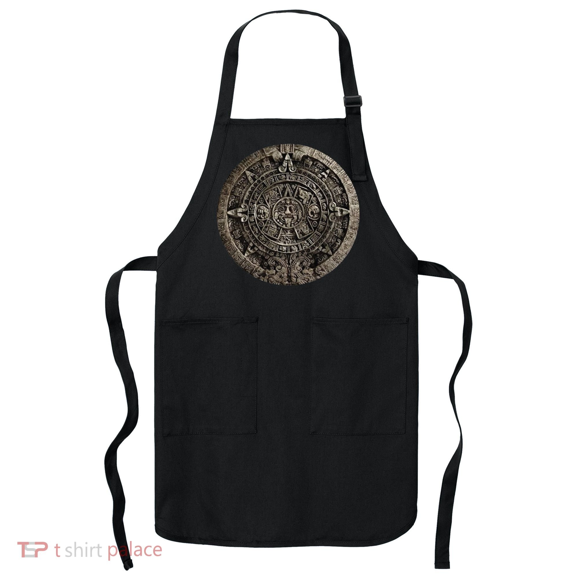 Aztec Or Mayan Calendar Maya Men Women Kids Apron