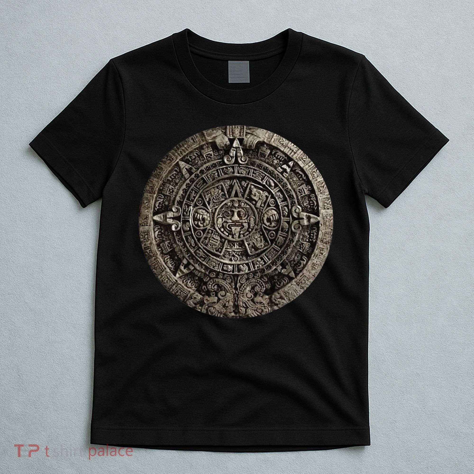 Aztec Or Mayan Calendar Maya Men Women Kids T-Shirt